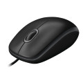 Logitech B100 souris Bureau Ambidextre USB Type-A Optique 800 DPI