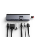 HYPER HD575-GRY-GL station d'accueil USB 3.2 Gen 1 (3.1 Gen 1) Type-C Gris