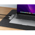 HYPER HD575-GRY-GL station d'accueil USB 3.2 Gen 1 (3.1 Gen 1) Type-C Gris