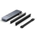 HYPER HD575-GRY-GL station d'accueil USB 3.2 Gen 1 (3.1 Gen 1) Type-C Gris