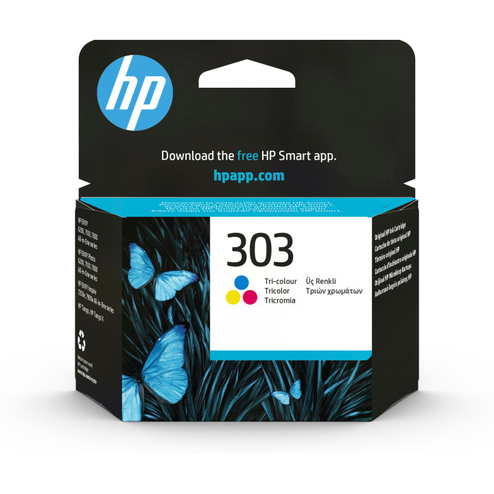 HP Cartouche d’encre 303 trois couleurs authentique