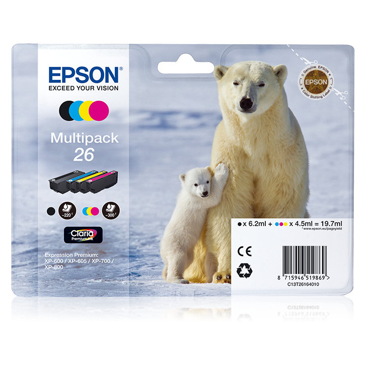 Epson Polar bear Cartouche "Ours Polaire" - Encre Claria Premium MP