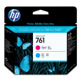 HP 761 tête d'impression Designjet magenta/cyan
