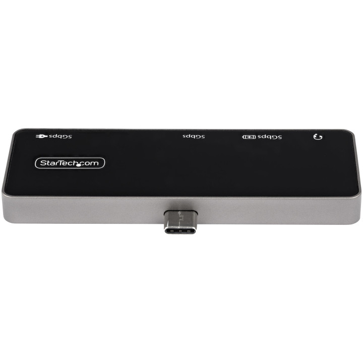 StarTech.com Adaptateur Multiport USB-C - USB-C vers 4K 60Hz HDMI 2.0 - Power Delivery Passthrough 100W - Hub USB 3.0 3 Ports -