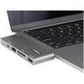 StarTech.com Adaptateur Multiport USB-C pour MacBook Pro/Air - USB Type-C vers HDMI 4K, Alimentation 100W, Slot SD/MicroSD, Hub