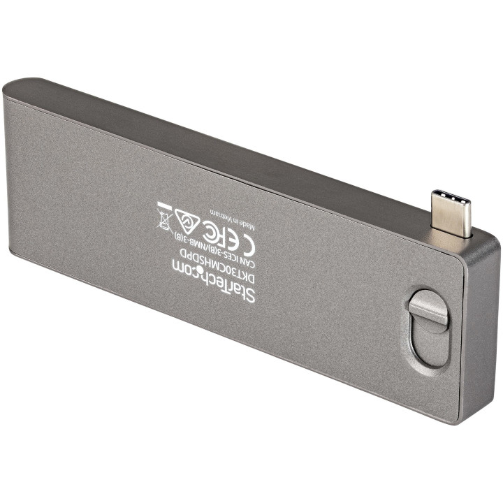 StarTech.com Adaptateur Multiport USB-C pour MacBook Pro/Air - USB Type-C vers HDMI 4K, Alimentation 100W, Slot SD/MicroSD, Hub