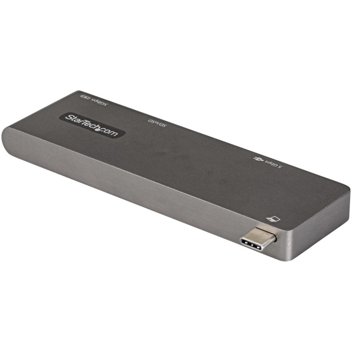 StarTech.com Adaptateur Multiport USB-C pour MacBook Pro/Air - USB Type-C vers HDMI 4K, Alimentation 100W, Slot SD/MicroSD, Hub