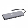 Verbatim CMH-13 USB Type-C 10000 Mbit/s Argent