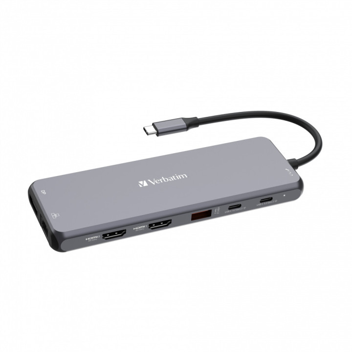 Verbatim CMH-13 USB Type-C 10000 Mbit/s Argent