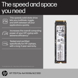 HP SSD PCIe4x4 NVMe M.2 1 To