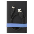 Verbatim Store'N'Go Enclosure Kit Boîtier disque dur/SSD Noir, Bleu 2.5"
