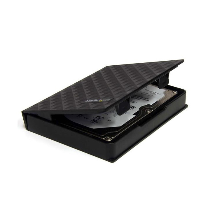 StarTech.com Boîte de Protection Antistatique pour Disque Dur 2.5 pouces - Noir - 3 Pièces