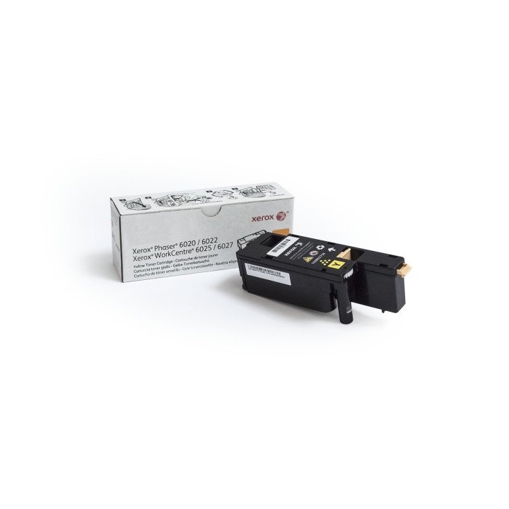 Xerox Cartouche de toner Jaune de Capacité standard Phaser® 6020/6022, WorkCentre® 6025/6027 (1000 pages) - 106R02758