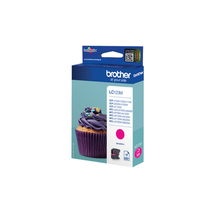 Brother LC123M - Cartouche d'encre originale – Magenta