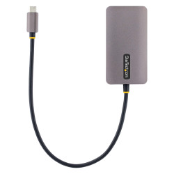 StarTech.com Adaptateur USB C vers HDMI VGA - Dock USB C Multiport Digital/AV - Adaptateur USB Type C Jusqu'à 4K60Hz - Station