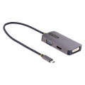 StarTech.com Adaptateur USB C vers HDMI VGA - Dock USB C Multiport Digital/AV - Adaptateur USB Type C Jusqu'à 4K60Hz - Station