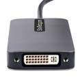 StarTech.com Adaptateur USB C vers HDMI VGA - Dock USB C Multiport Digital/AV - Adaptateur USB Type C Jusqu'à 4K60Hz - Station