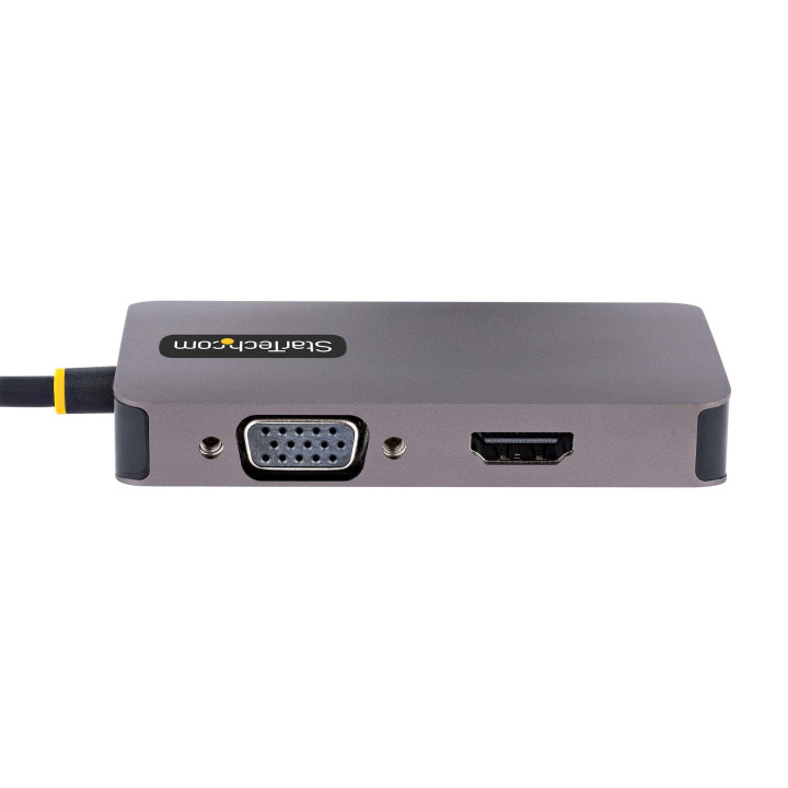 StarTech.com Adaptateur USB C vers HDMI VGA - Dock USB C Multiport Digital/AV - Adaptateur USB Type C Jusqu'à 4K60Hz - Station