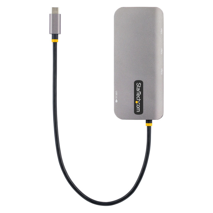 StarTech.com Adaptateur Multiport USB C - Adaptateur USB C vers HDMI 4K 60Hz - Hub USB A 3.2, 5Gbps à 3 ports - 100W Power Del