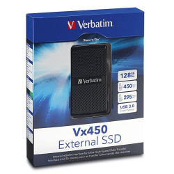 Verbatim Vx450 128 Go USB 3.2 Gen 1 (3.1 Gen 1) Noir