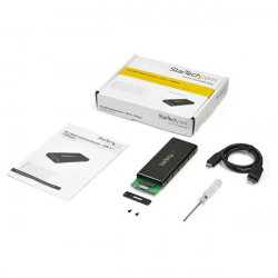 StarTech.com Boîtier USB 3.1 (10 Gb/s) pour SSD SATA M.2 NGFF avec câble USB-C - Aluminium