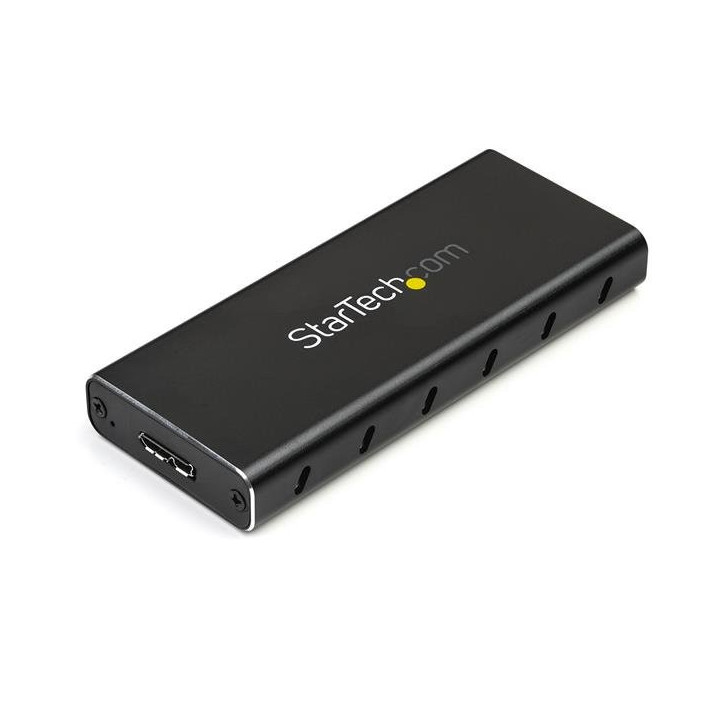 StarTech.com Boîtier USB 3.1 (10 Gb/s) pour SSD SATA M.2 NGFF avec câble USB-C - Aluminium