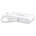 StarTech.com Adaptateur Multiport USB C - Adaptateur Vidéo USB-C vers DVI-D (numérique) avec 60W PD Passthrough Charging, GbE
