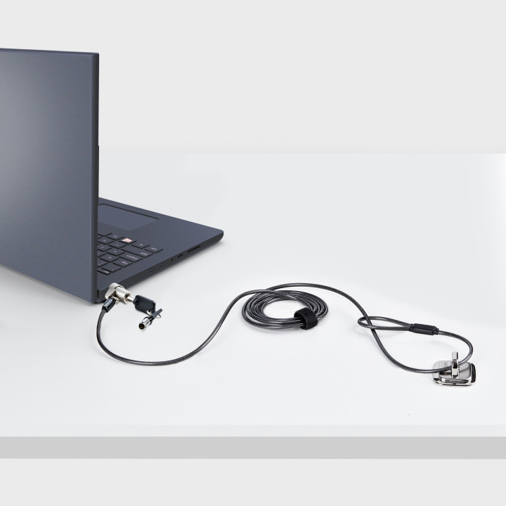 StarTech.com NBLWK-LAPTOP-LOCK câble antivol Noir, Argent 2 m