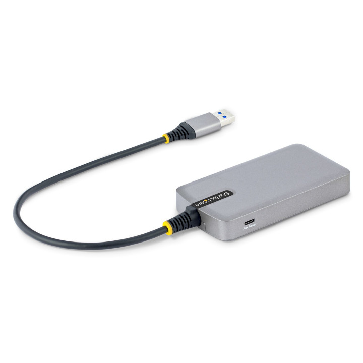 StarTech.com Hub USB 4 Ports - USB 3.0 5Gbps, Alimenté par Bus - Hub USB-A vers 4x USB-A avec entrée d'alimentation auxiliair