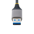 StarTech.com Hub USB 4 Ports - USB 3.0 5Gbps, Alimenté par Bus - Hub USB-A vers 4x USB-A avec entrée d'alimentation auxiliair