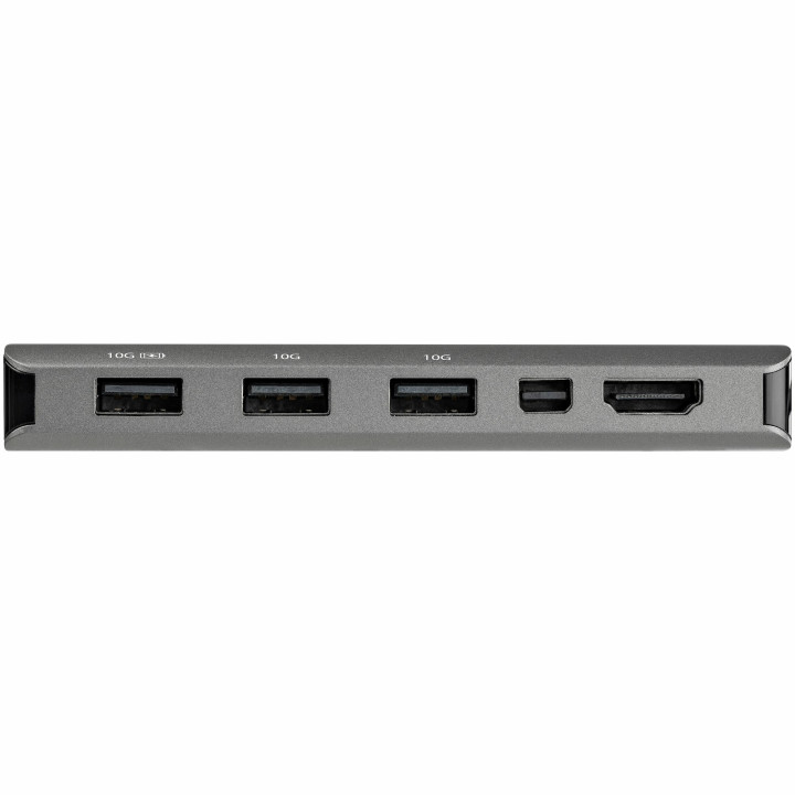 StarTech.com Adaptateur Multiports USB-C - USB-C vers HDMI ou Mini DisplayPort 4K 60Hz - Alimentation 100W Passthrough - Hub US
