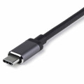 StarTech.com Adaptateur Multiports USB-C - USB-C vers HDMI ou Mini DisplayPort 4K 60Hz - Alimentation 100W Passthrough - Hub US