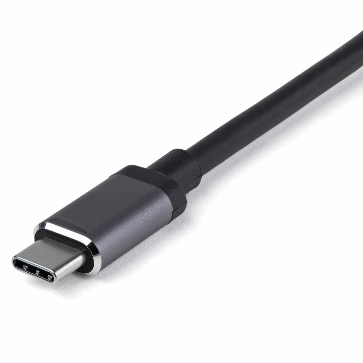 StarTech.com Adaptateur Multiports USB-C - USB-C vers HDMI ou Mini DisplayPort 4K 60Hz - Alimentation 100W Passthrough - Hub US