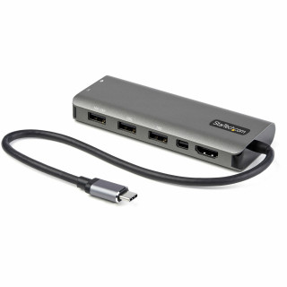 StarTech.com Adaptateur Multiports USB-C - USB-C vers HDMI ou Mini DisplayPort 4K 60Hz - Alimentation 100W Passthrough - Hub US