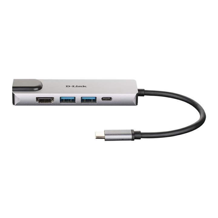 D-Link DUB-M520 station d'accueil Avec fil Thunderbolt 3 Aluminium