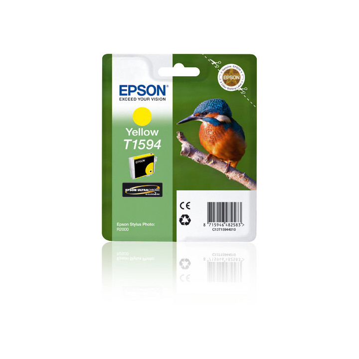Epson Cartouche "Martin-pêcheur" - Encre UltraChrome Hi-Gloss2 Jaune