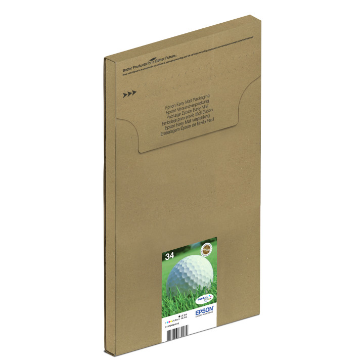 Epson Golf ball Multipack 4-clr 34 DURABrite Ultra Ink EasyMail