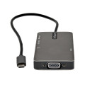 StarTech.com Adaptateur Multiports USB-C - USB-C vers HDMI 4K 30Hz ou VGA 1080p - Mini Dock USB Type-C avec Alimentation 100W P