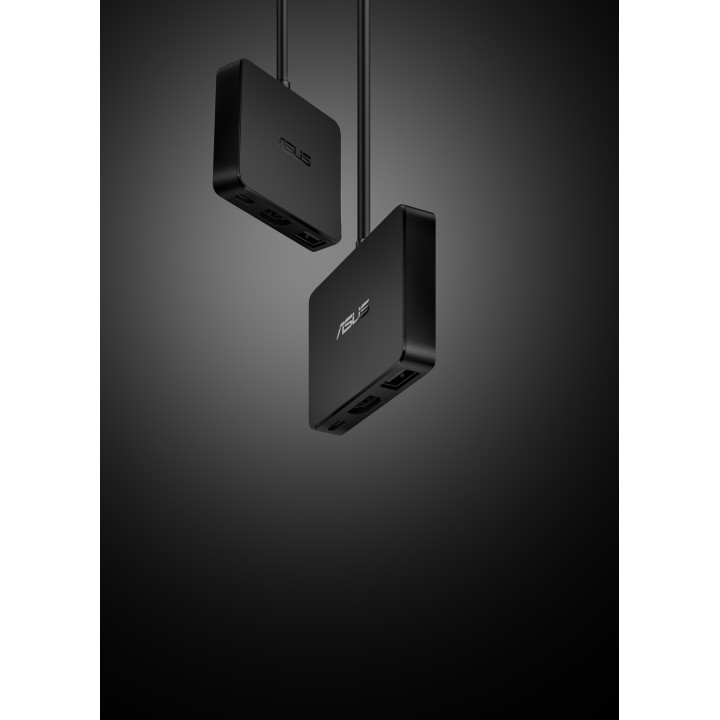ASUS USB-C Mini Dock Avec fil USB 3.2 Gen 2 (3.1 Gen 2) Type-C Noir