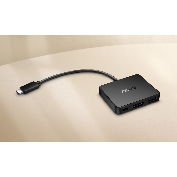 ASUS USB-C Mini Dock Avec fil USB 3.2 Gen 2 (3.1 Gen 2) Type-C Noir