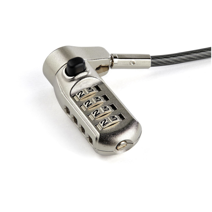 StarTech.com Câble de Verrouillage Universel à Combinaison de 2 m pour Ordinateur Portable - Combinaison à 4 Chiffres - Comp