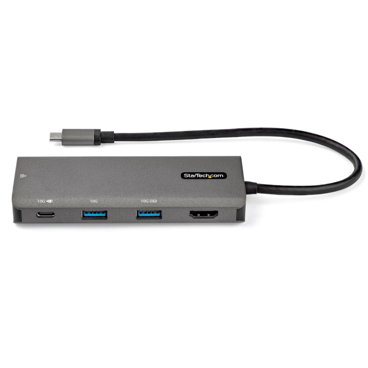 StarTech.com Adaptateur Multiport USB-C - Mini Dock USB Type-C 10Gbps avec 4K 30Hz HDMI - 100W Power Delivery Passthrough - Hub