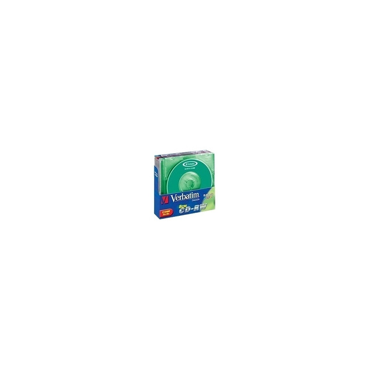 Verbatim Mini CD-RW 210MB 2x-4x 8cm SC color 5pk 210 Mo 5 pièce(s)