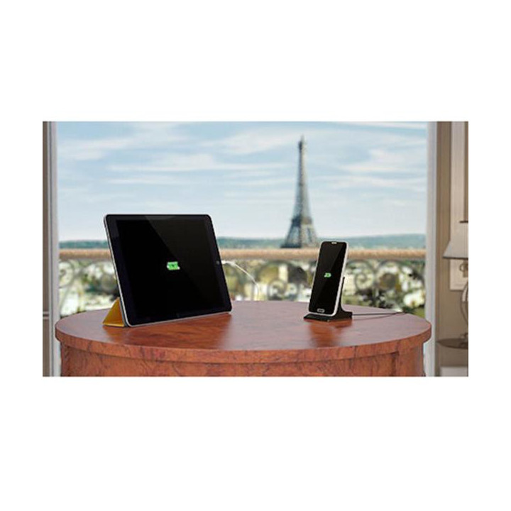 StarTech.com Chargeur mural USB à 2 ports - Haute puissance 17W / 3,4A - Chargeur de voyage international - Blanc