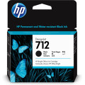 HP Cartouche d'encre DesignJet 712, noir, 80 ml