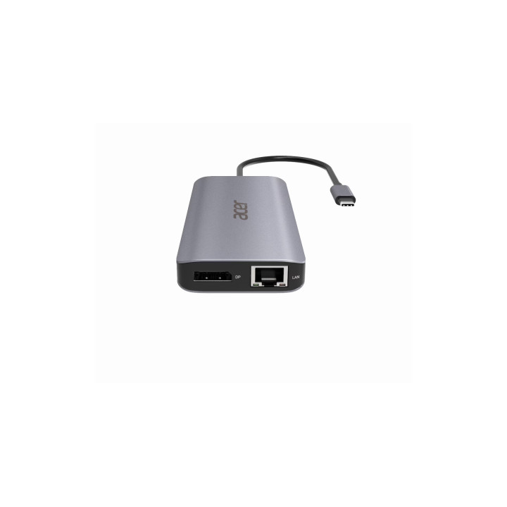 Acer 12-in-1 Type-C Dongle Avec fil USB 3.2 Gen 1 (3.1 Gen 1) Type-C Argent