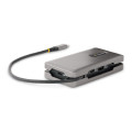 StarTech.com Adaptateur Multiport USB-C - 4K 60Hz HDMI/DP - Hub USB 3 Ports - 100W Power Delivery Pass-Through, GbE, Mini Stati