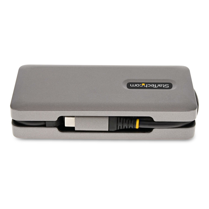 StarTech.com Adaptateur Multiport USB-C - 4K 60Hz HDMI/DP - Hub USB 3 Ports - 100W Power Delivery Pass-Through, GbE, Mini Stati