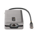 StarTech.com Adaptateur Multiport USB-C - 4K 60Hz HDMI/DP - Hub USB 3 Ports - 100W Power Delivery Pass-Through, GbE, Mini Stati