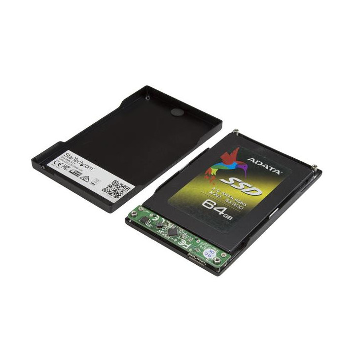 StarTech.com Boîtier USB 3.1 Gen 2 (10 Gb/s) pour disque dur SATA III de 2,5 pouces